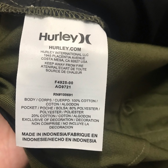 Hurley men’s sunday pant size 34 - Picture 10 of 10